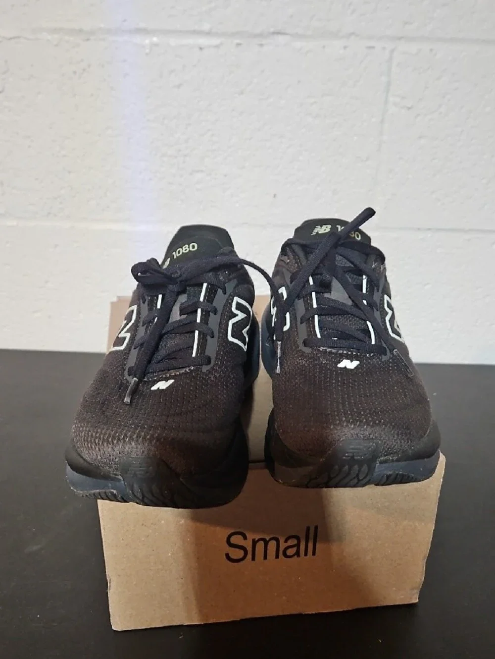 New Balance Women's Black Athletic Running Shoes with White Logo
